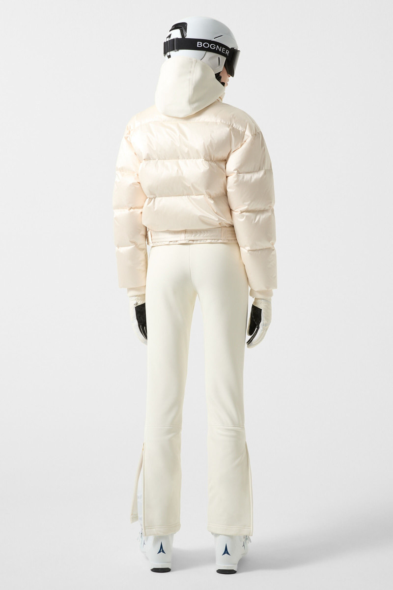 BOGNER Aya Two-in-one ski overalls in Cream outlook