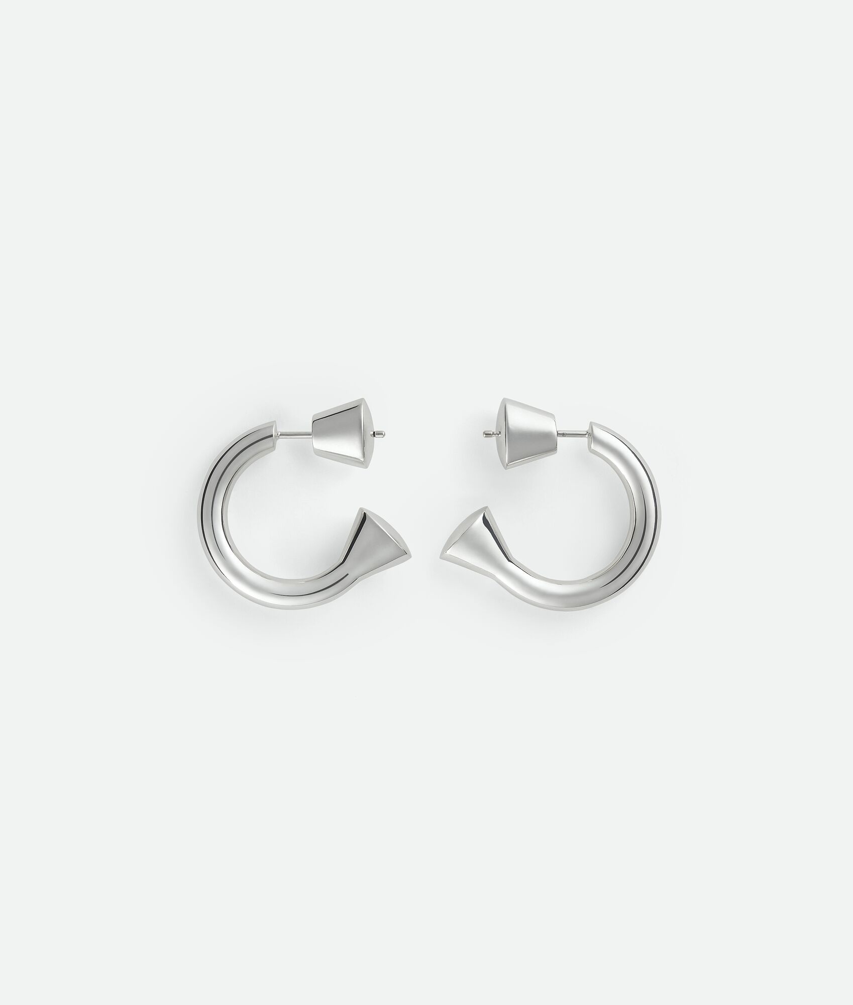 Bottega Veneta Ellipse Hoop Earrings | REVERSIBLE
