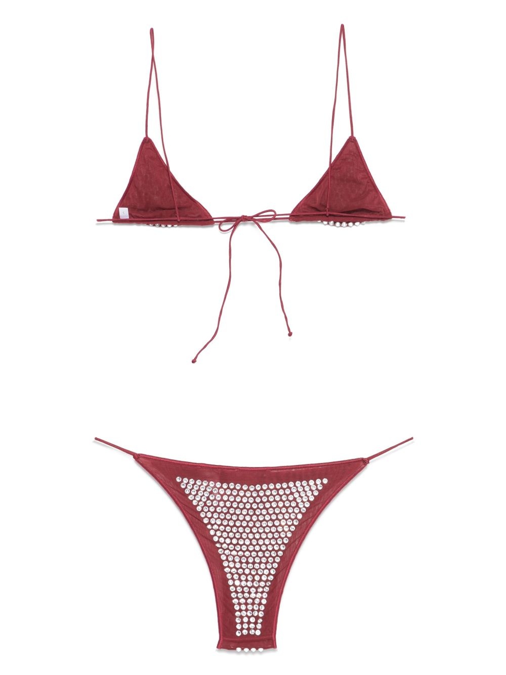 crystal-embellished bikini - 2