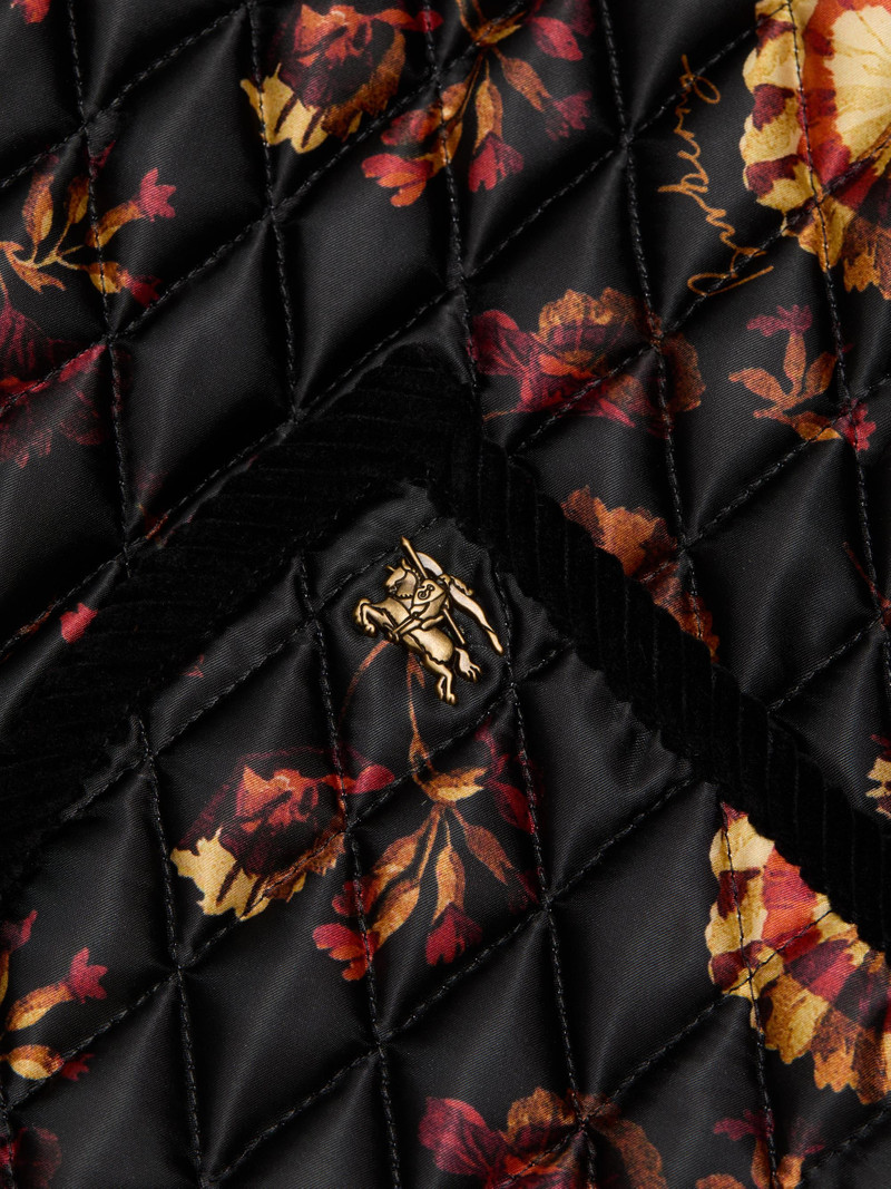 Women's Floriston Floral Quilted Jacket - Crimson Red 7