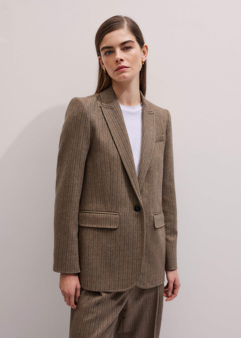 Sharp Shoulder Blazer 6