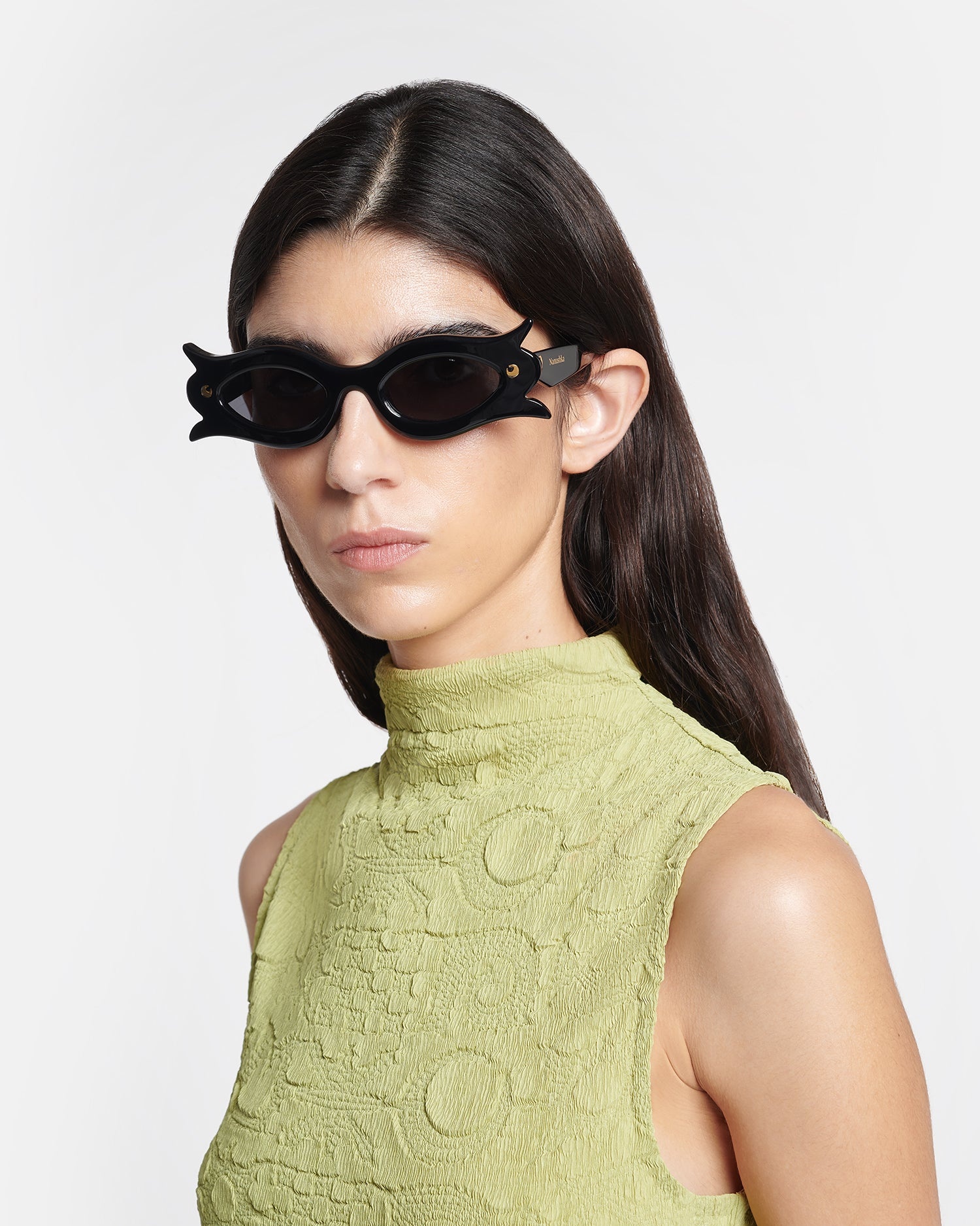 Bio-Plastic Floral-Shaped Sunglasses - 6