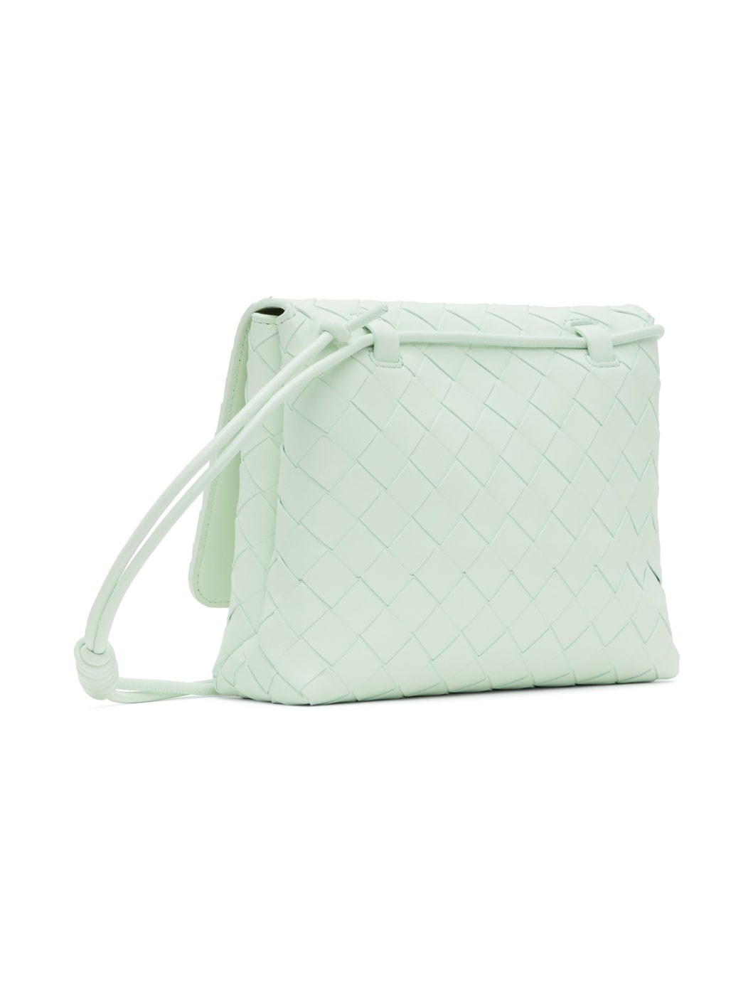 Green Mini Intrecciato Bag - 3