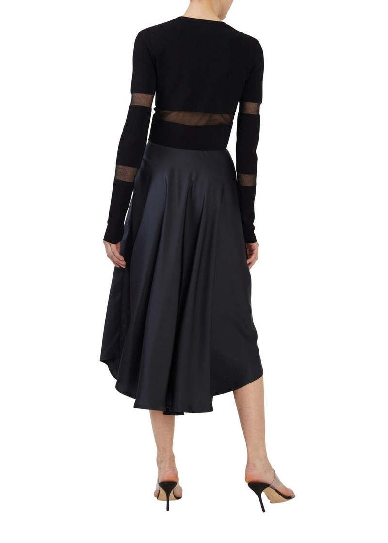 LAPOINTE Satin Handkerchief Skirt outlook