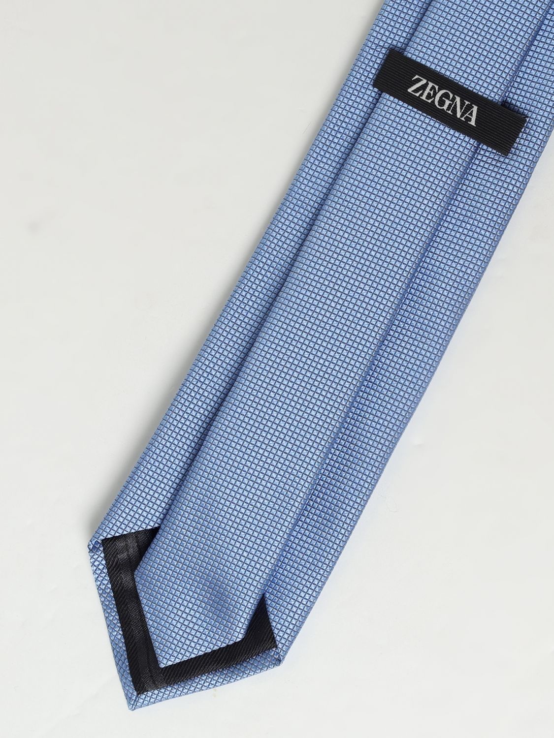 Zegna Tie Men Gnawed Blue - 2
