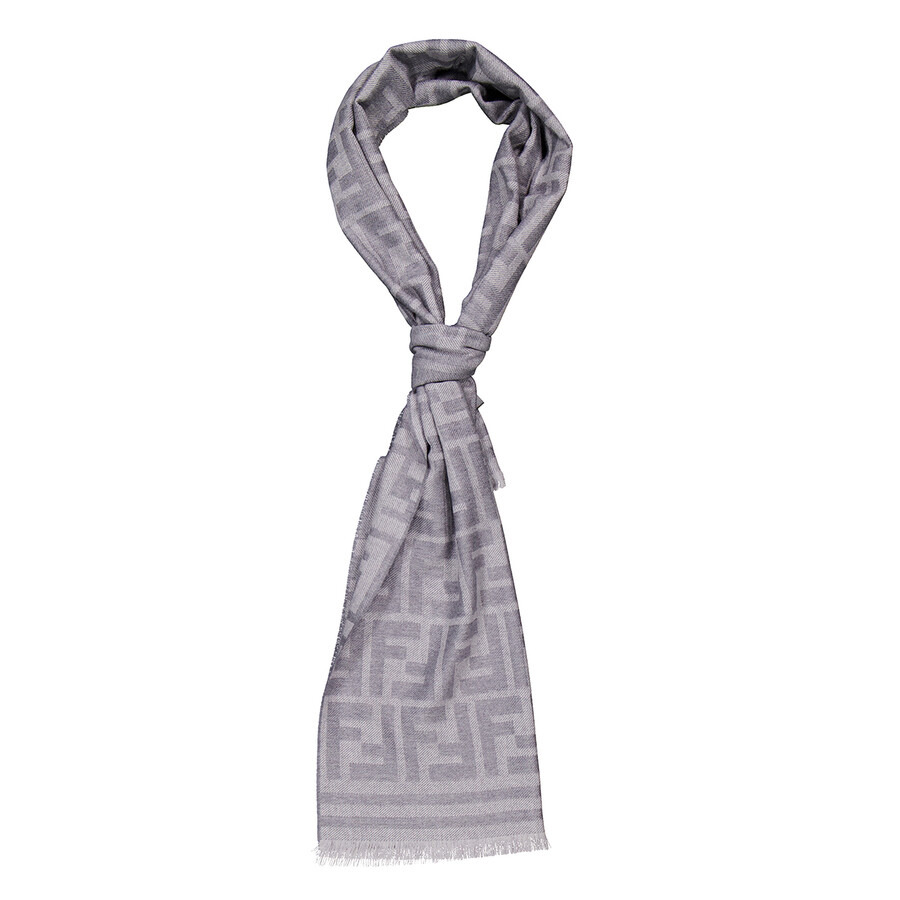 Fendi Rectangular Wool Scarf - 7