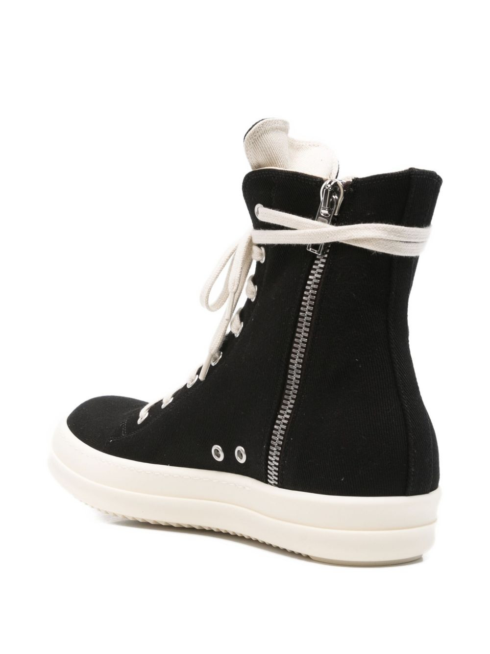 star-embroidered zip-fastening sneakers - 3