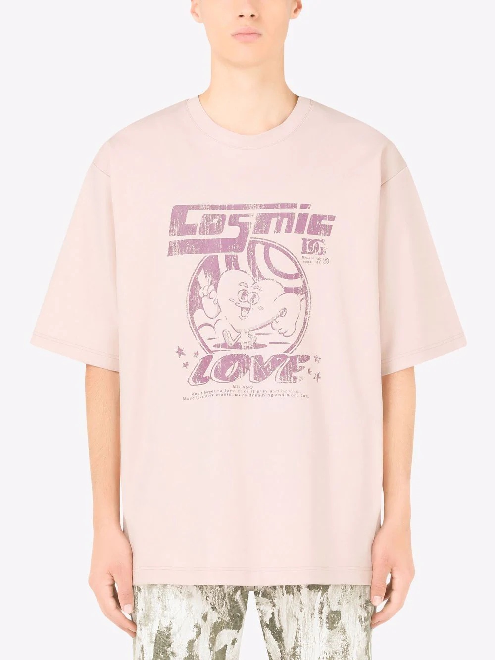 Cosmic Love print T-shirt - 3