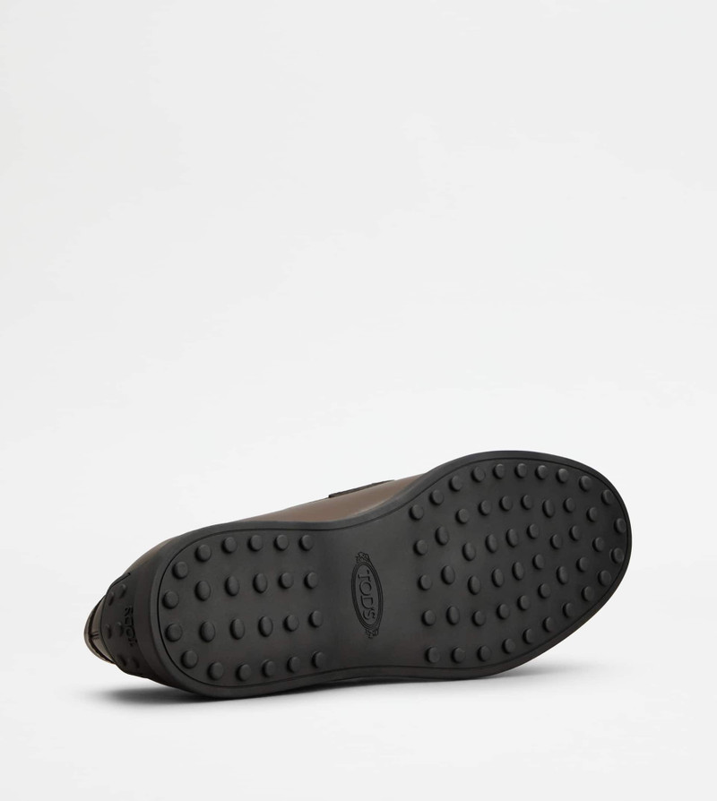 LOAFERS IN LEATHER - BROWN 4