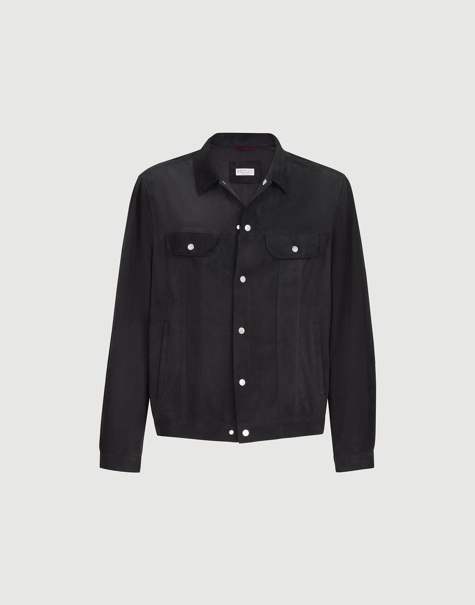 Suede four-pocket jacket - 1