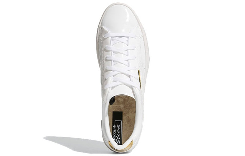 (WMNS) adidas Sleek 'Gold Metallic' FV3395 5