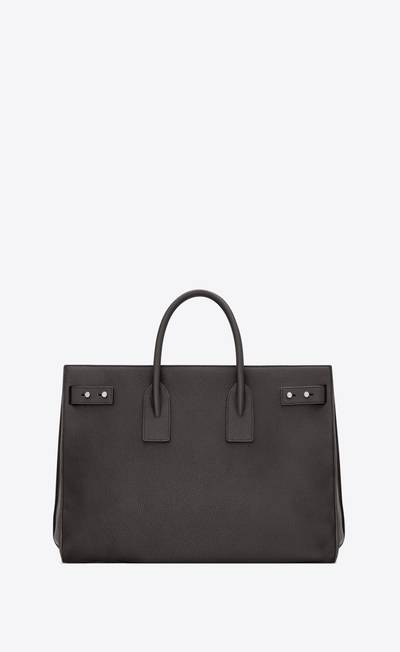 SAINT LAURENT sac de jour thin large in grained leather outlook