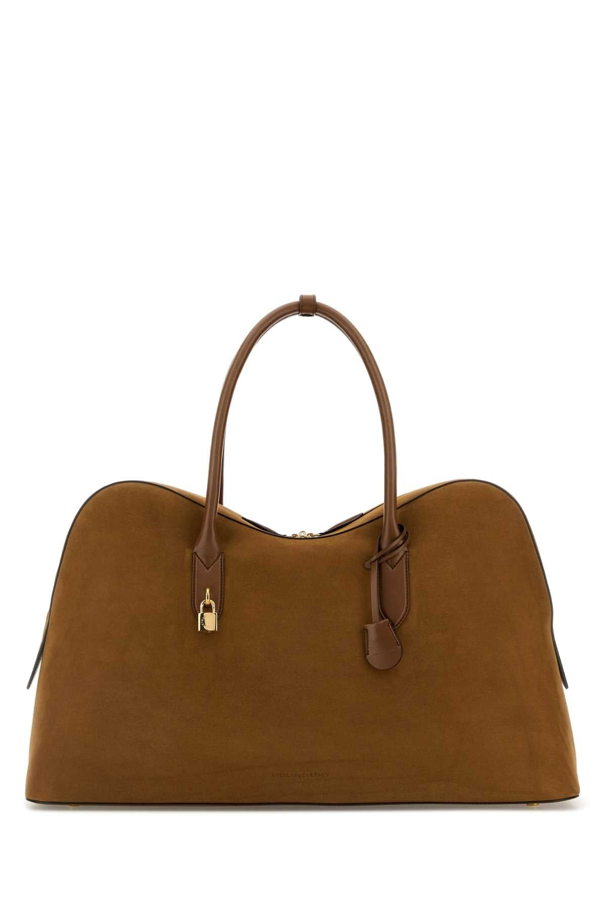 Stella Mccartney Women Caramel Suede Alter Mast Travel Bag - 1
