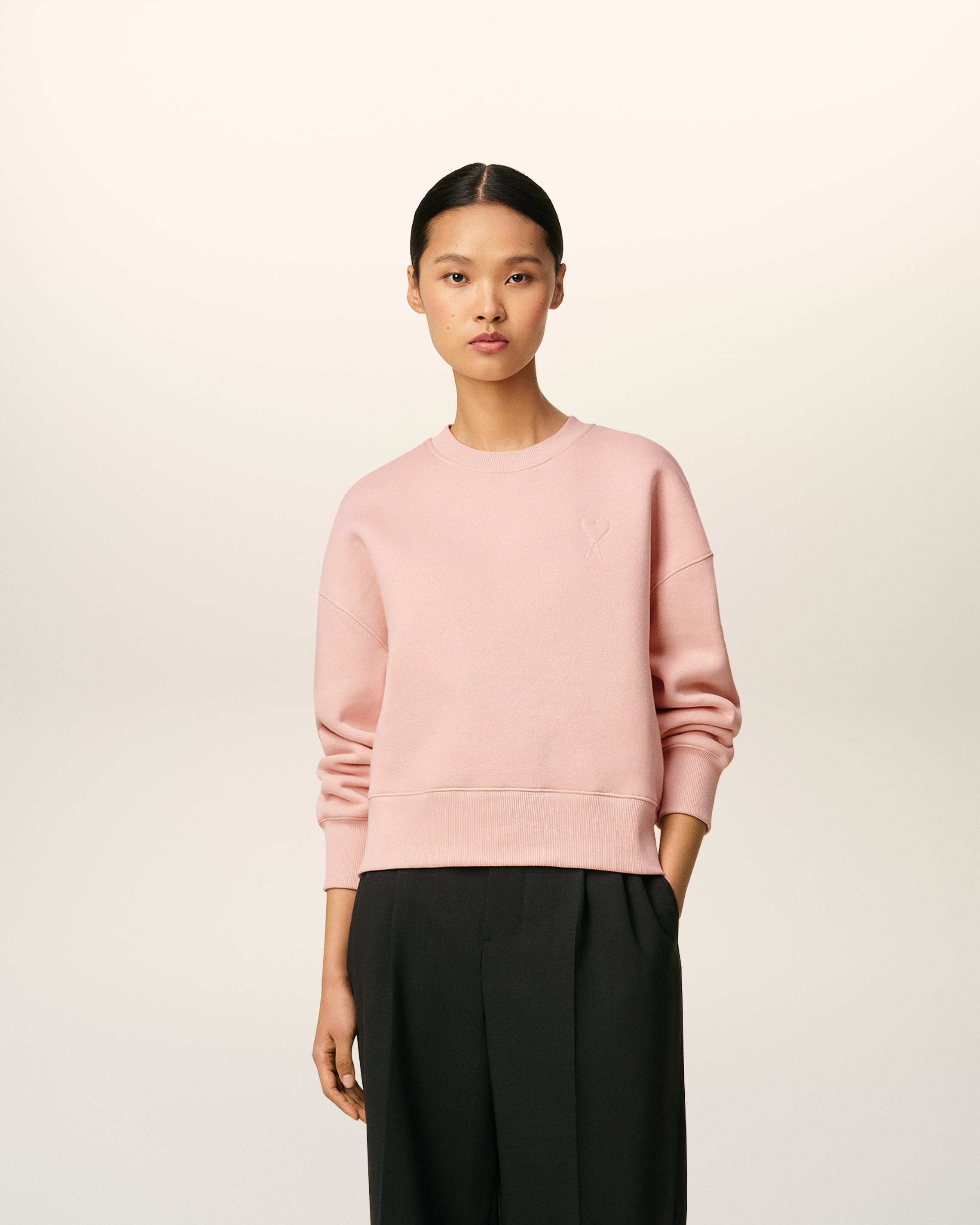 PINK COTTON AMI DE COEUR SWEATSHIRT - 2