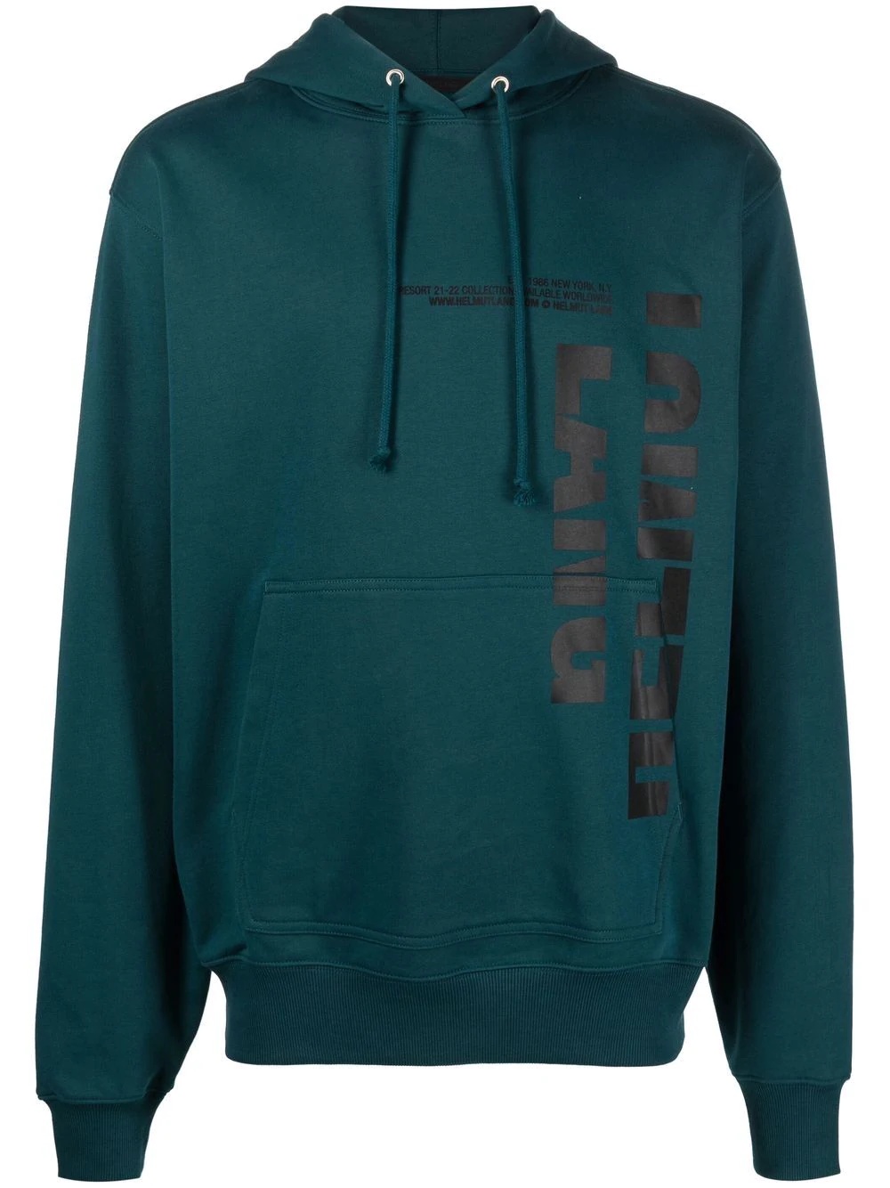 logo-print oversized hoodie - 1