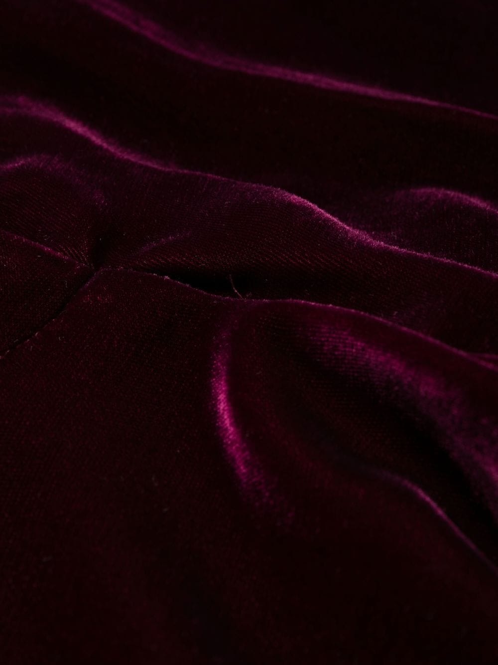 wide-leg velvet trousers - 6