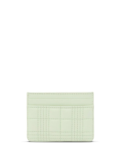 Burberry logo-plaque stitch-detail cardholder outlook