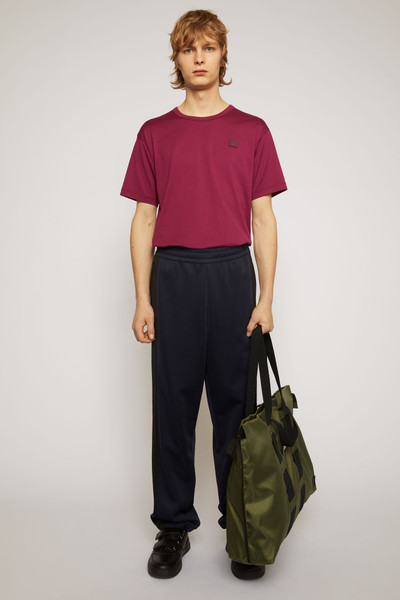 Acne Studios Side-stripe track pants navy blue outlook