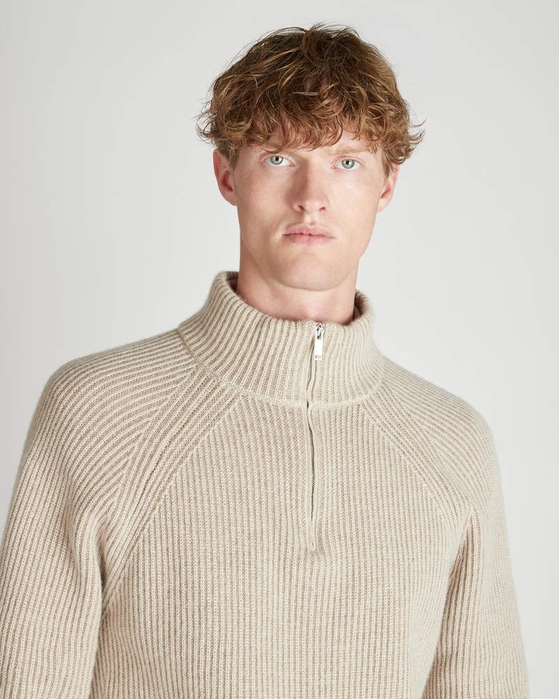Slim fit cashmere high neck jumper 4