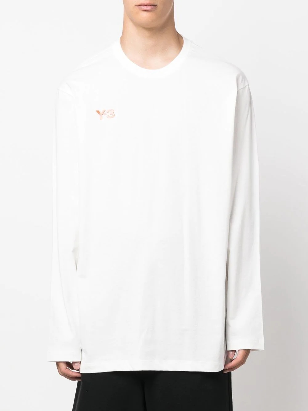 logo-print long-sleeve top - 3