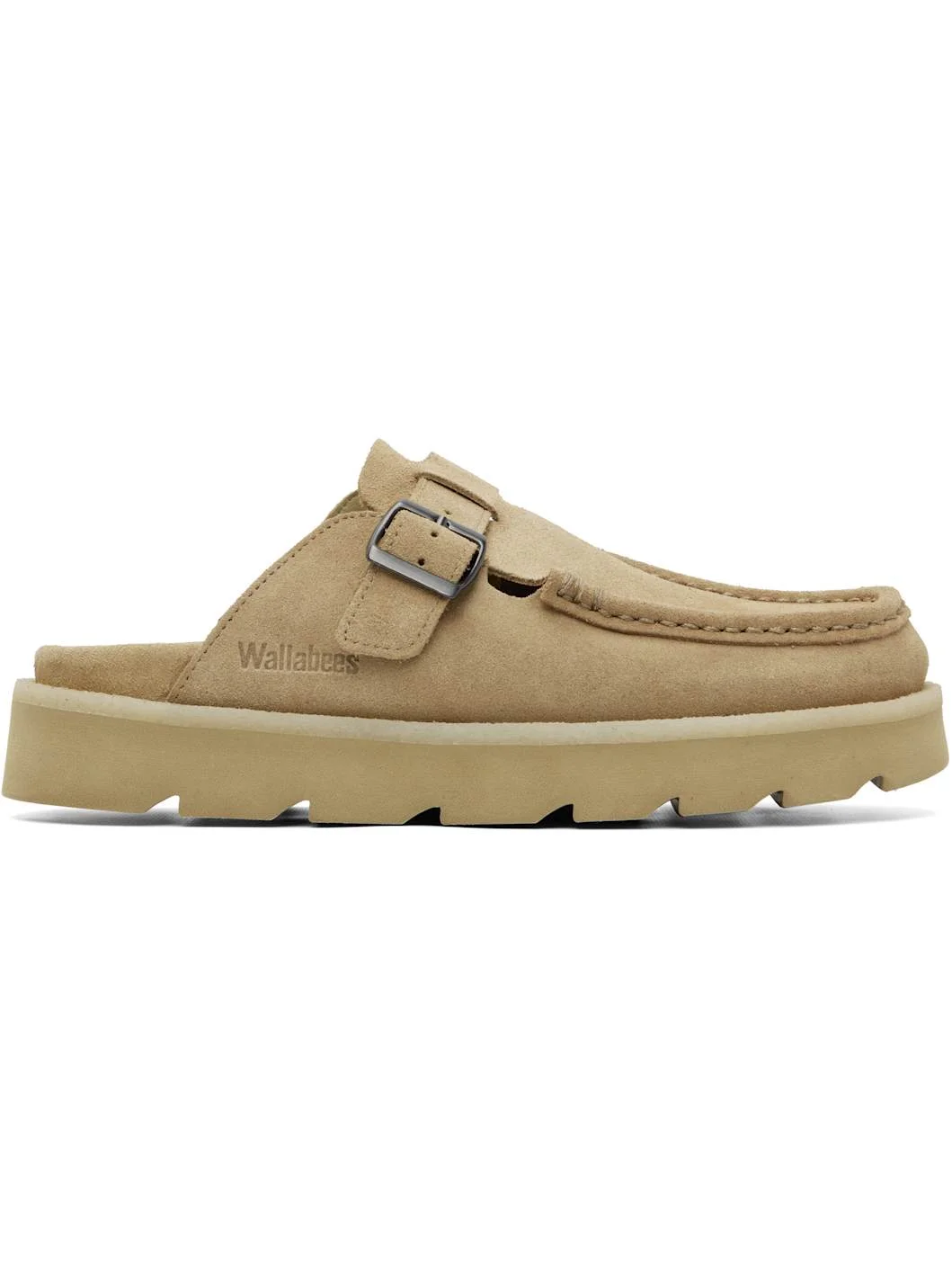 Beige Meare Moc Slip-on Loafers - 1
