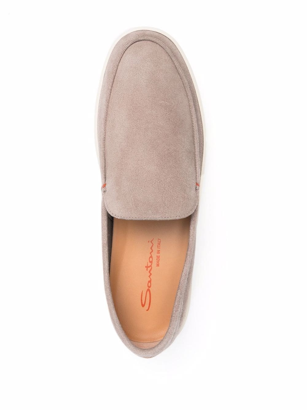 Backdrop leather loafers - 4