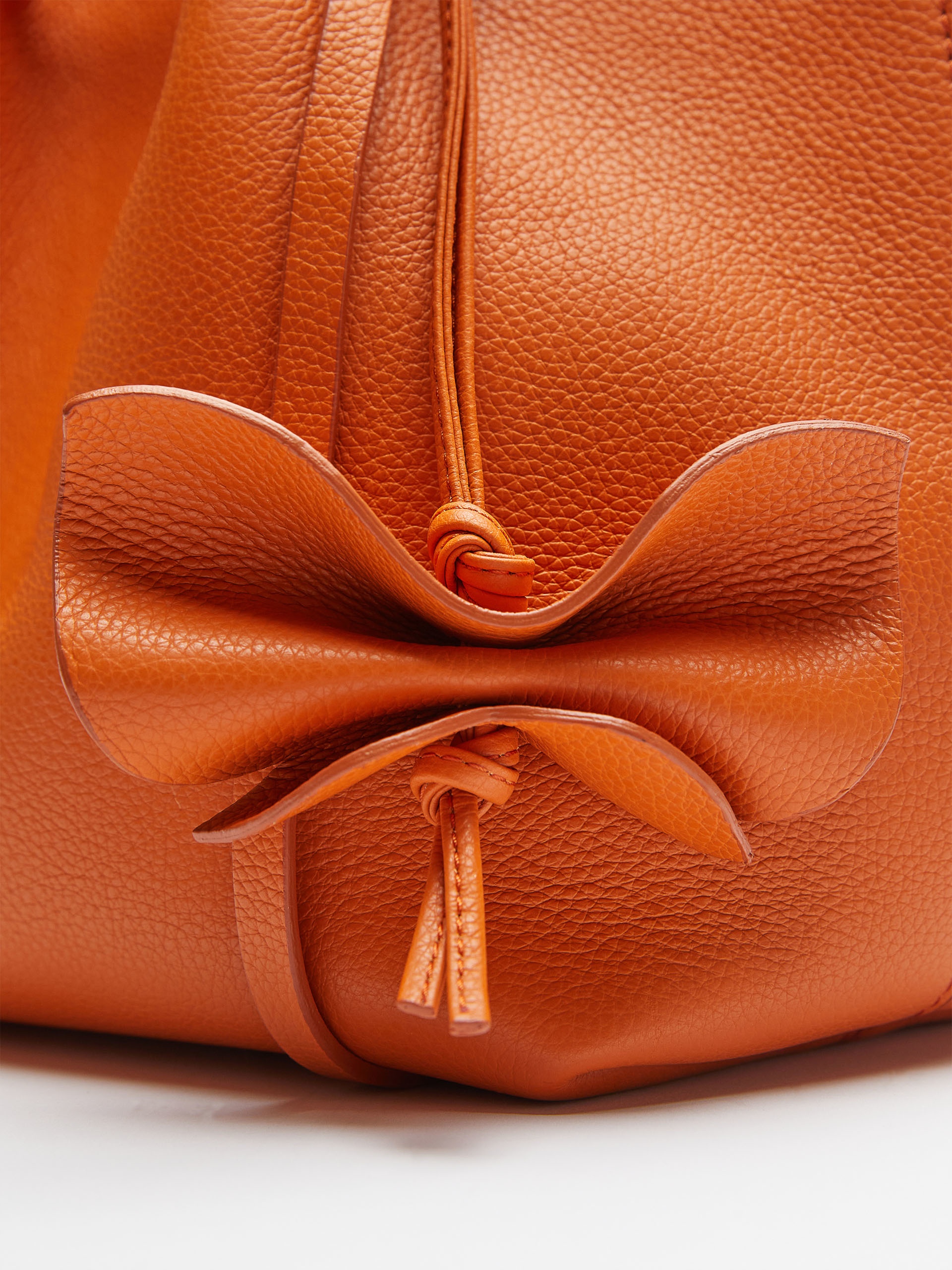 SAVIO Leather bucket bag - 5