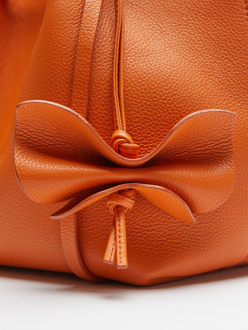 SAVIO Leather bucket bag 5