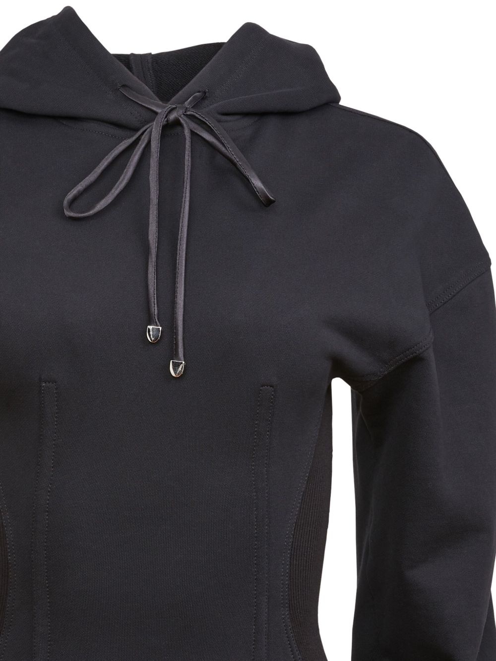 hooded corset dress - 2
