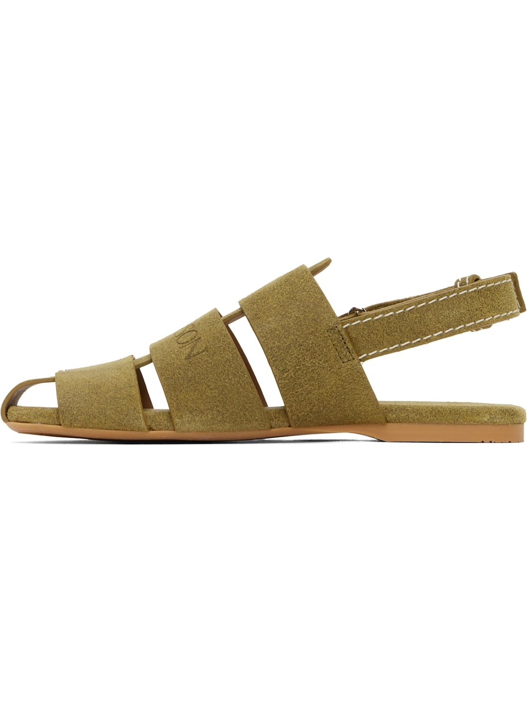 Green Suede Fisherman Sandals - 3