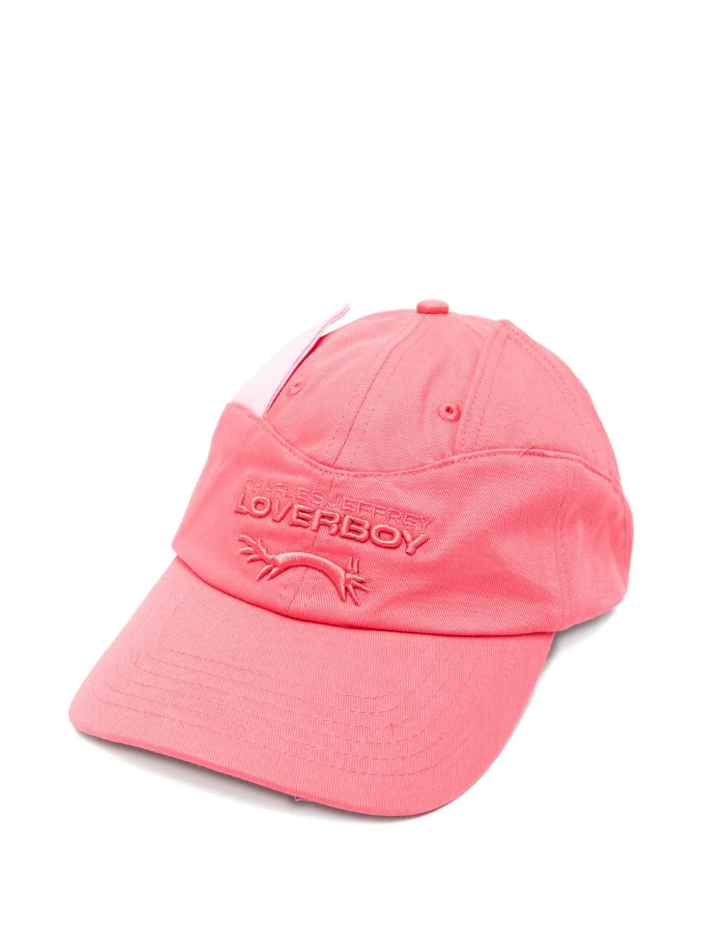 ears-detail colourblock baseball cap - 1