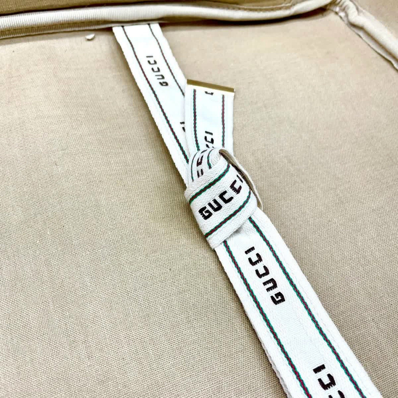 Gucci GG Supreme Suitcase with Web Detail - 11