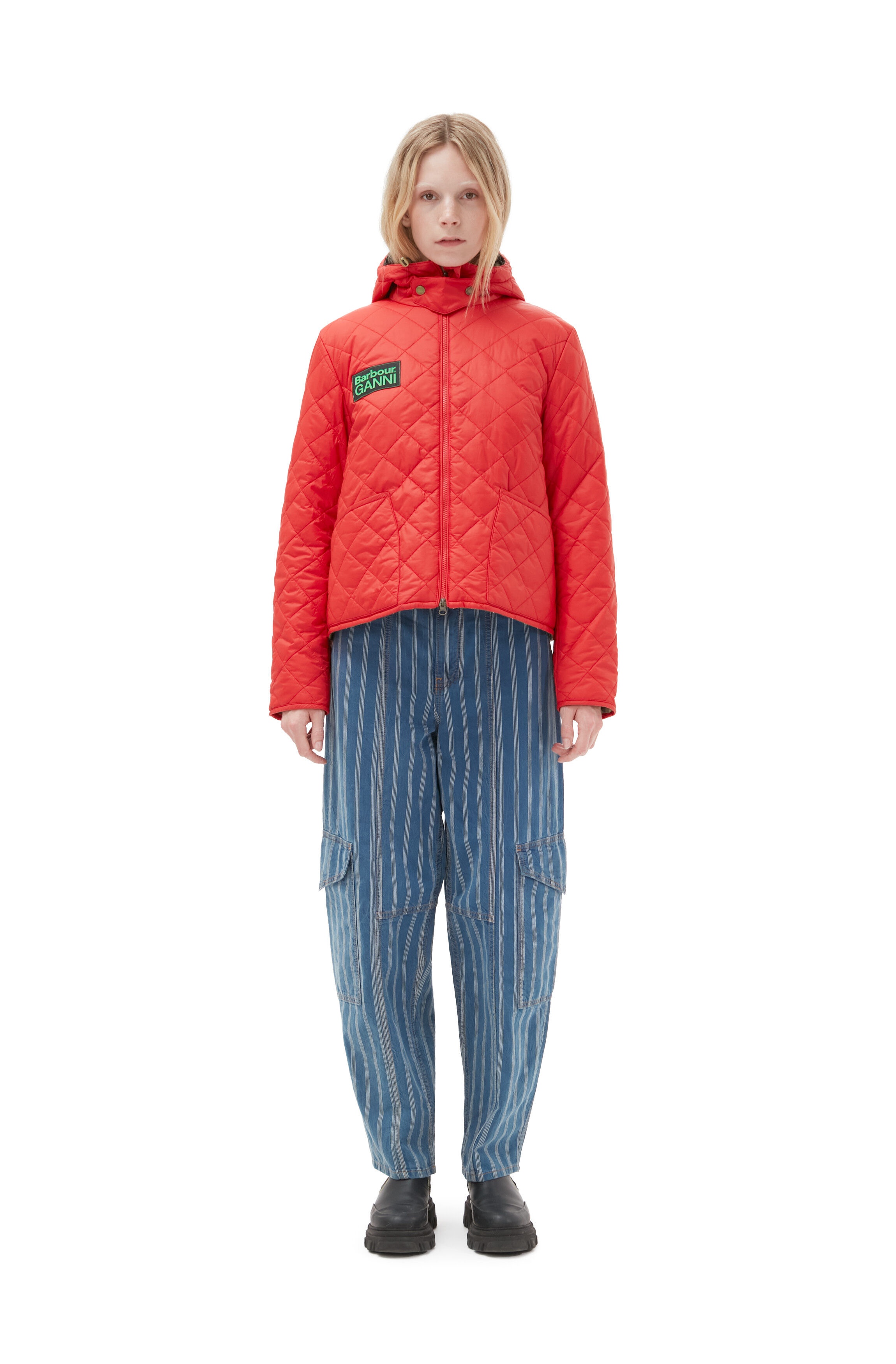 GANNI X BARBOUR REVERSIBLE LIDDESDALE JACKET - 2