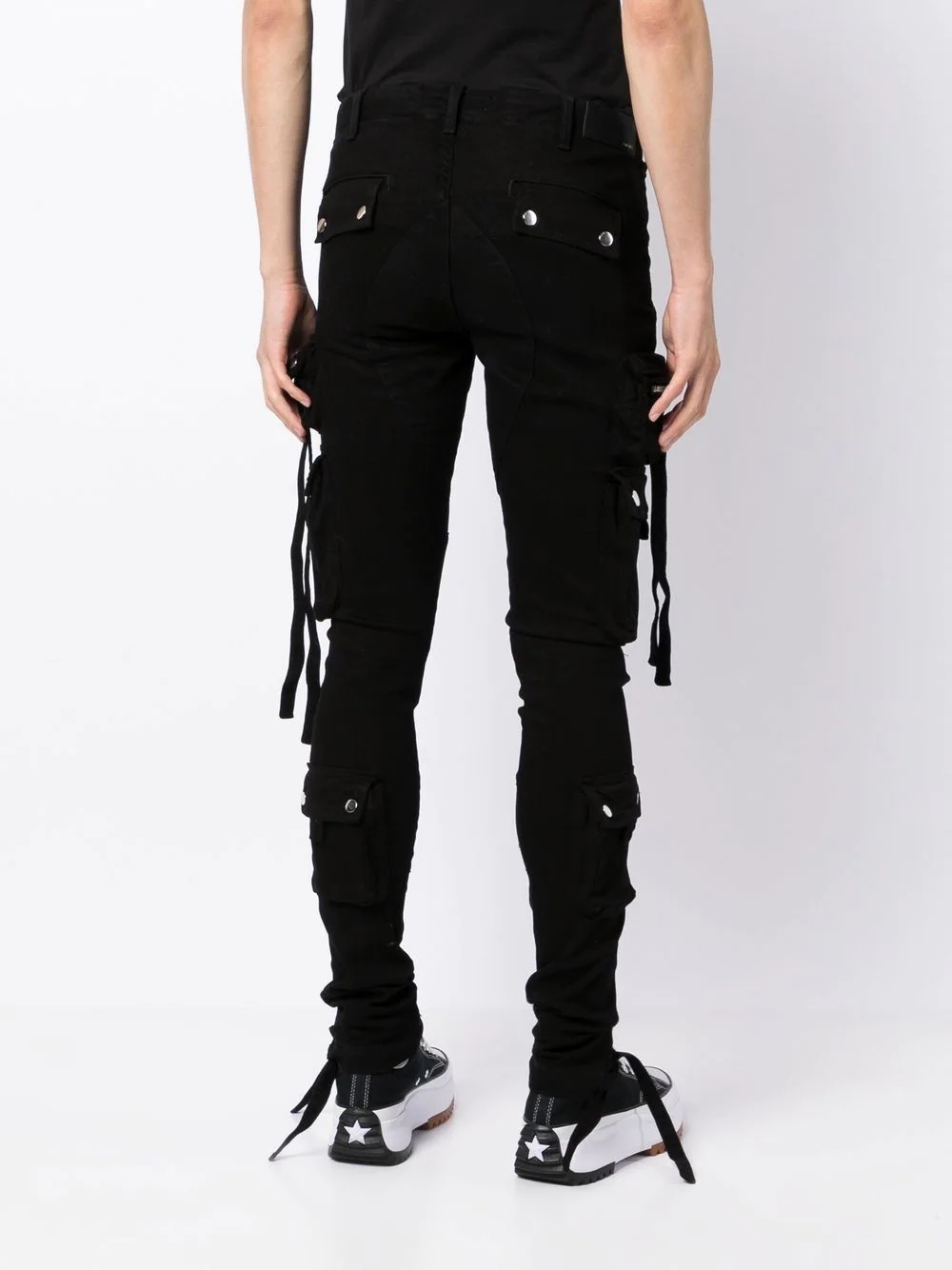 Tactical cargo skinny jeans - 4