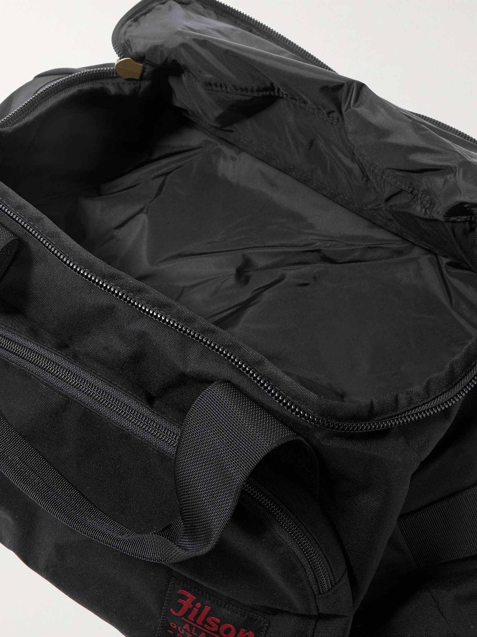 Leather-Trimmed Nylon Duffle Bag - 2