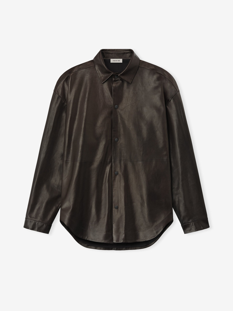 Leather Relaxed Shirt 3