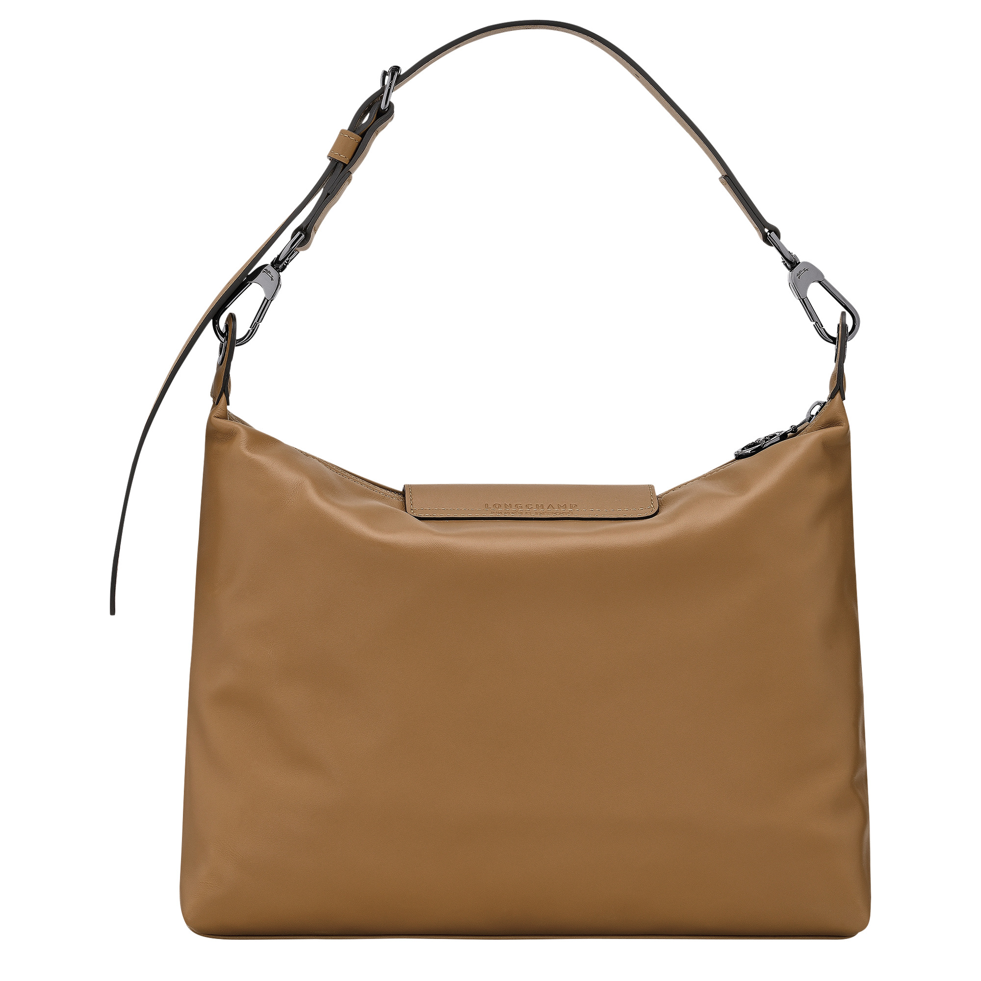 Le Pliage Xtra M Hobo bag Tobacco - Leather - 4