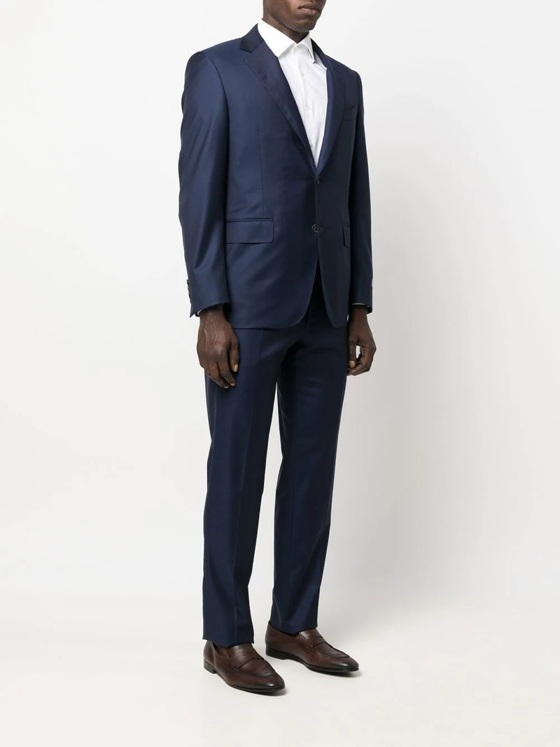 logo-patch single-breasted suit 3