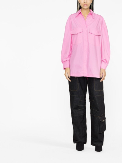 THE ATTICO Elaine buttoned overshirt outlook