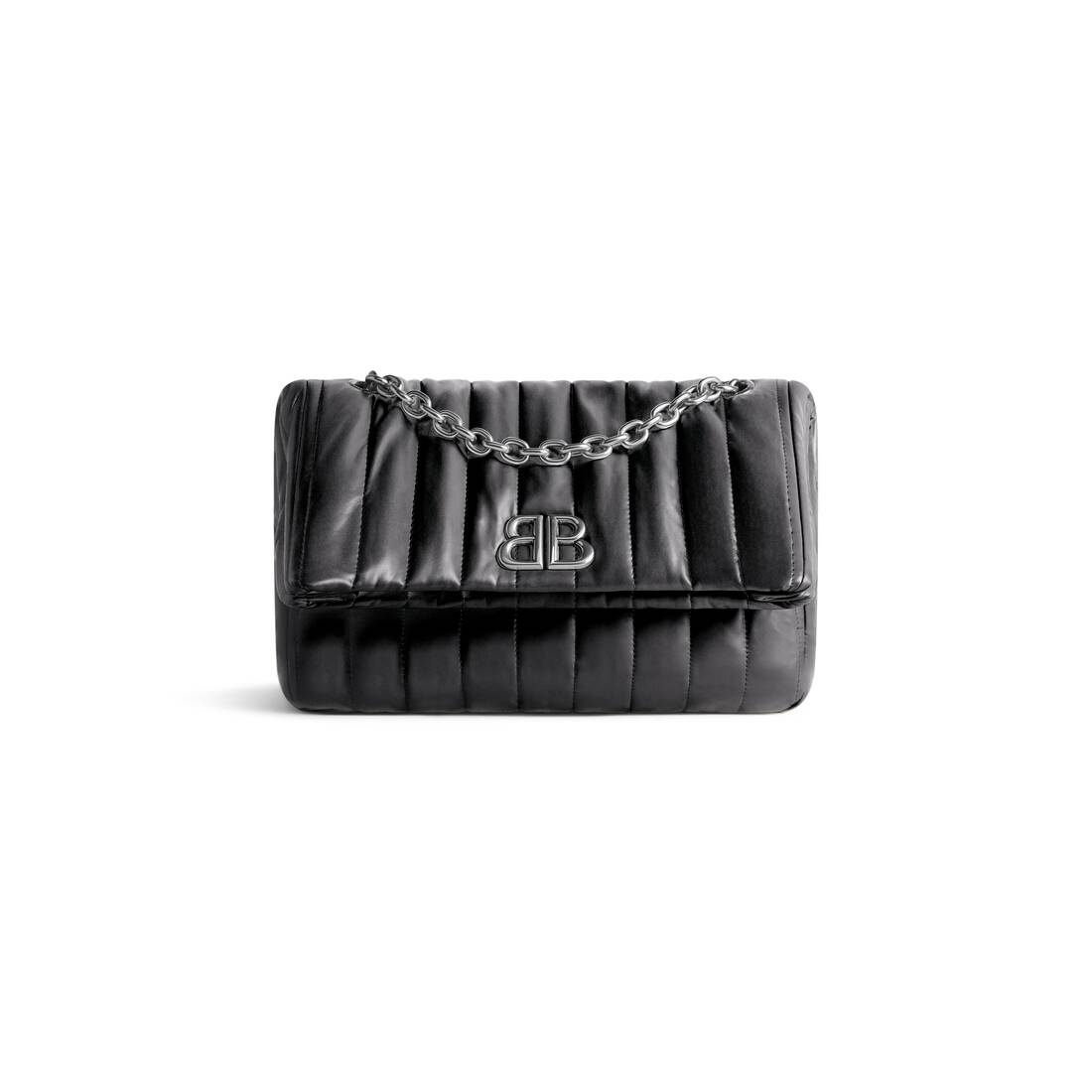 Women's Monaco Small Chain Bag Quilted  in Black - 5