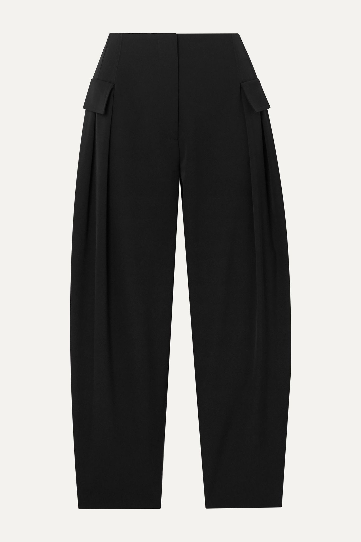 Wool-blend tapered pants - 1