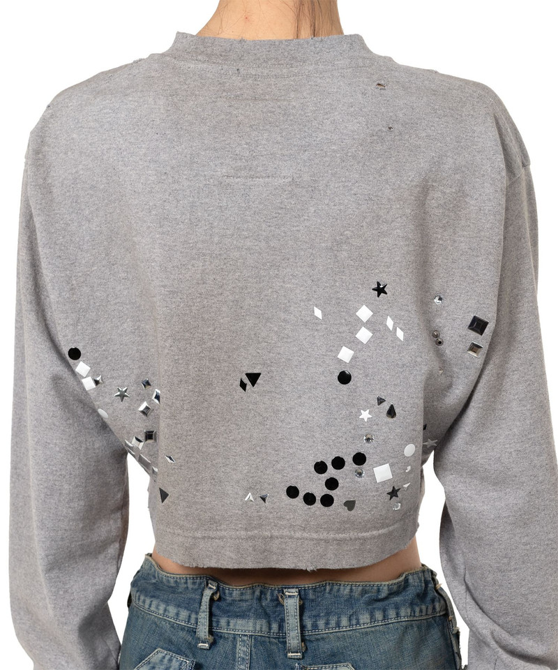 Embellished Cropped Long Sleeve T-shirt 23