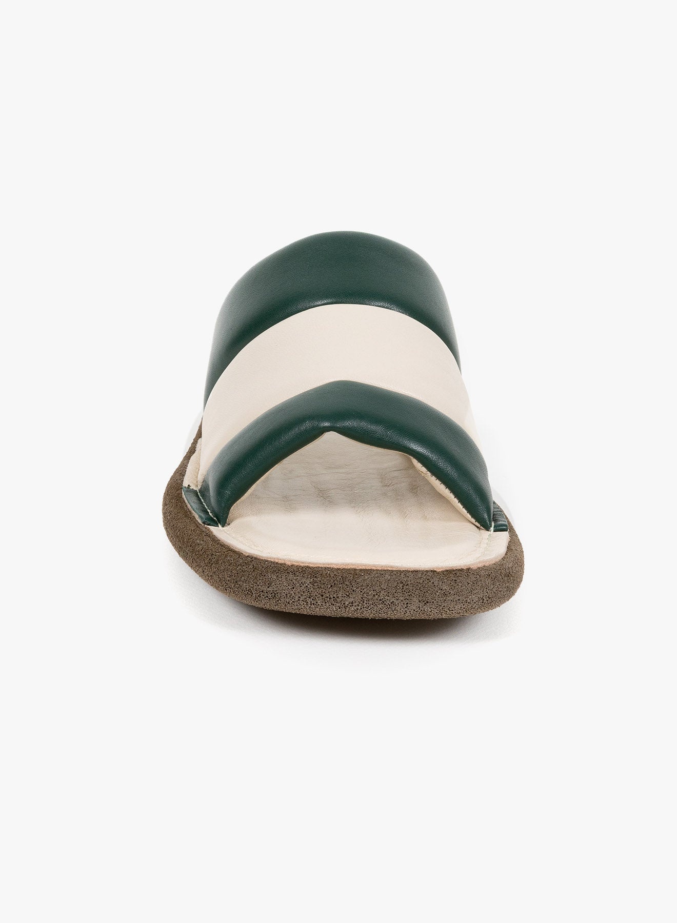 PADDED LEATHER SLIDES - 3