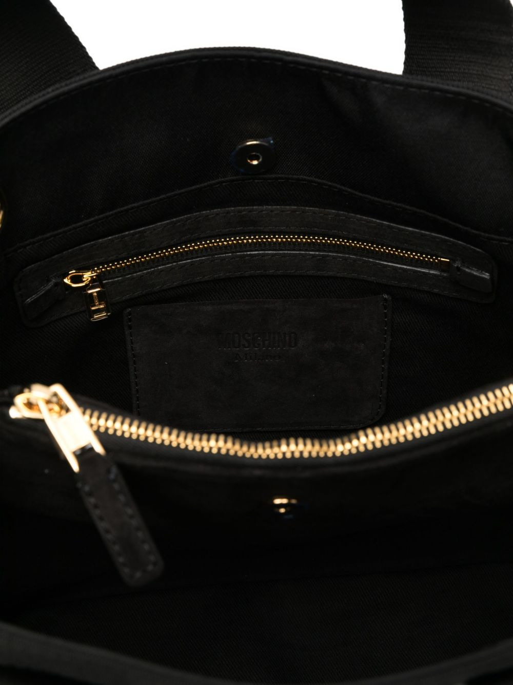 small logo-plaque tote bag - 5