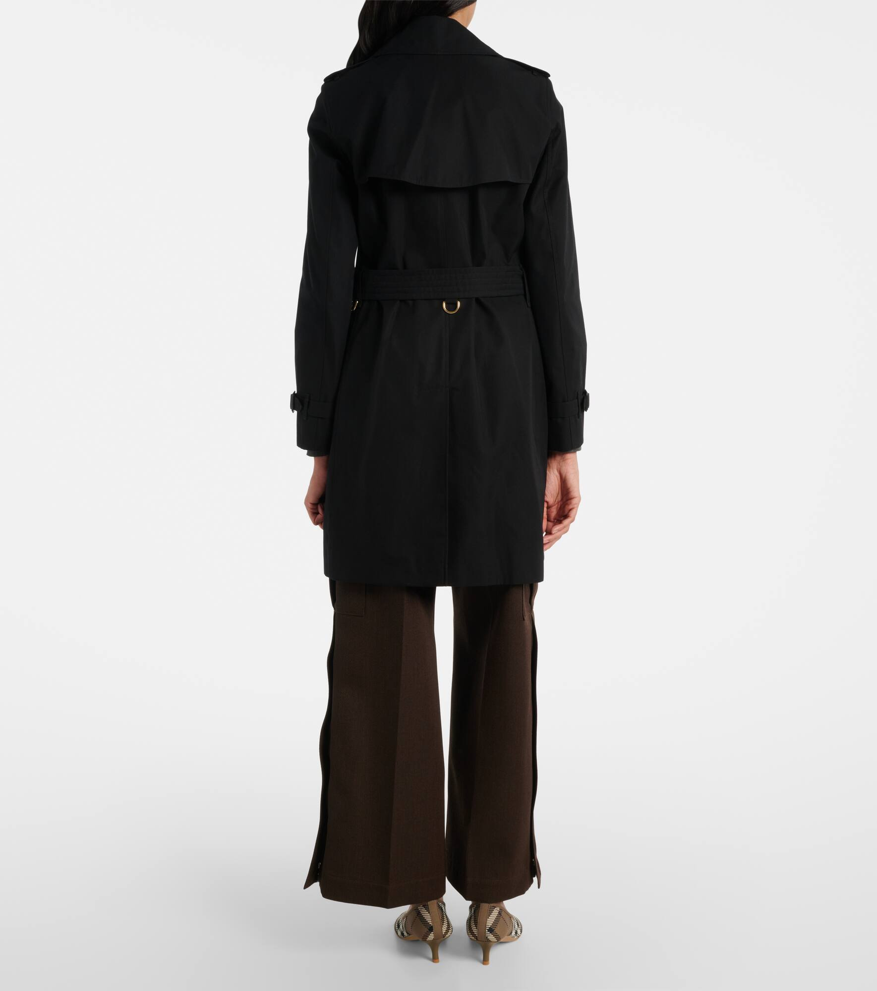 Cotton-gabardine coat - 3