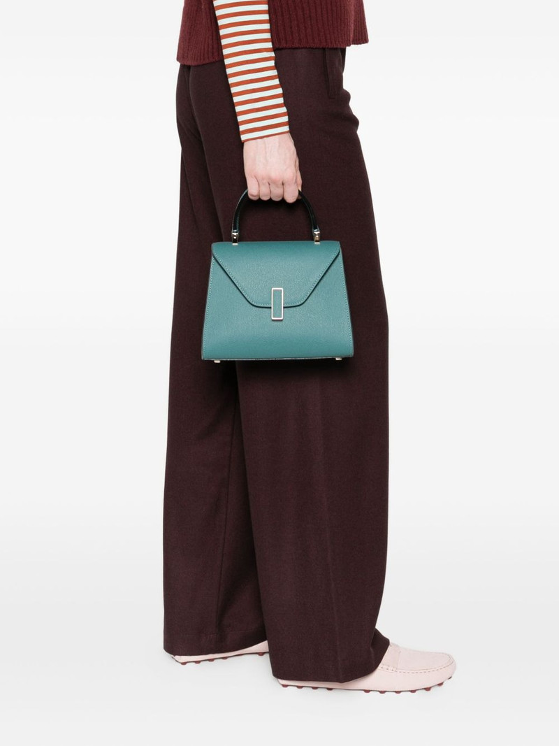 Valextra mini flap-closure top-handle tote bag outlook