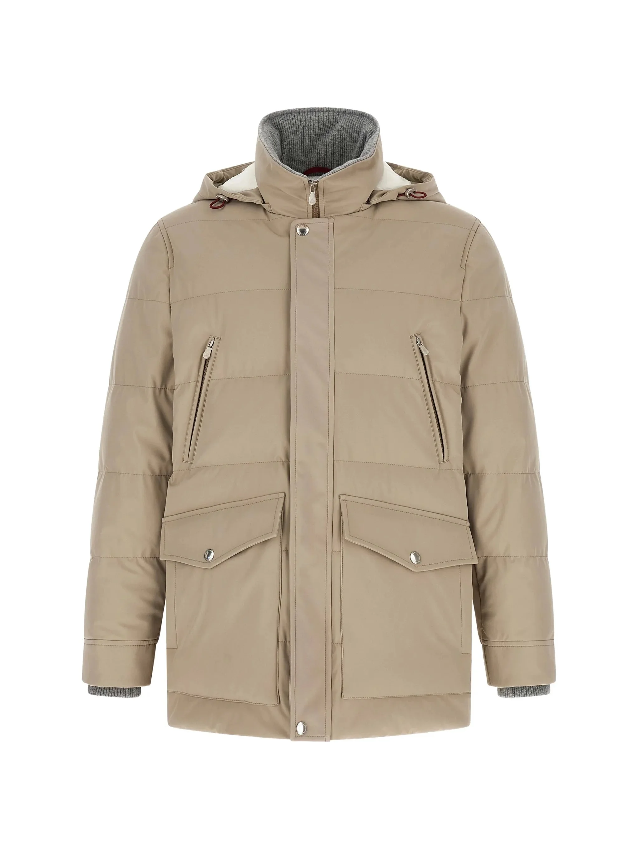 Brunello Cucinelli Quilted Hooded Parka - 1