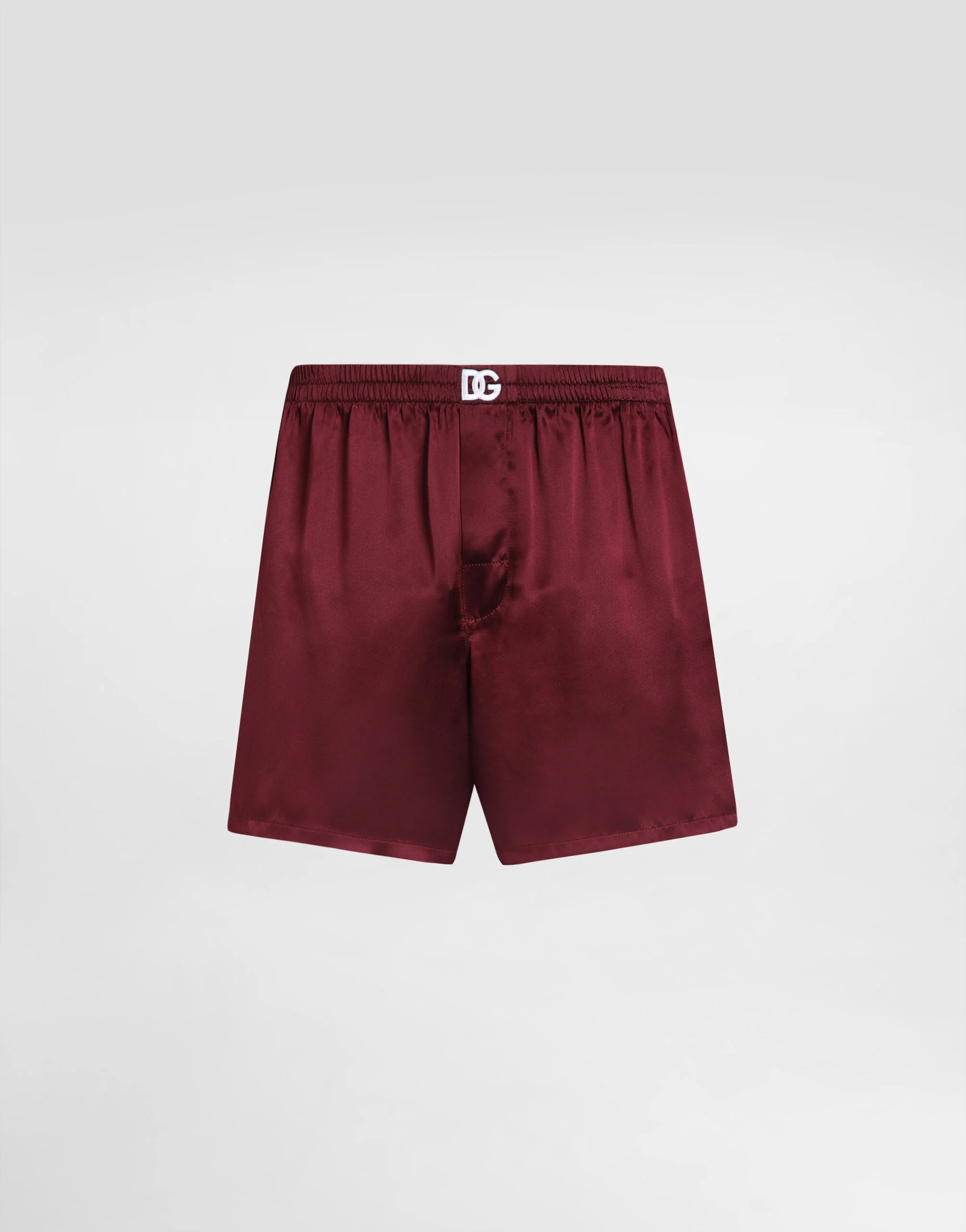Silk satin boxer shorts - 1