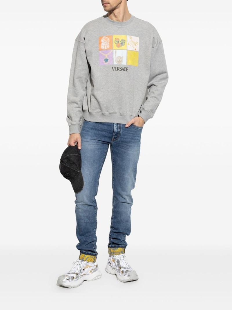 VERSACE graphic-print sweatshirt outlook