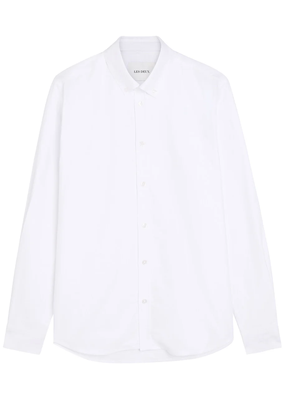 Les Deux Konrad Oxford Stretch-cotton Shirt - 1